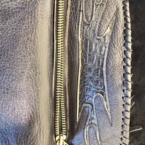 Tribe America Black Leather belt bag - Picture 10 of 13